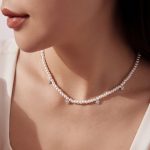 Ezüst nyaklánc gyöngyökkel