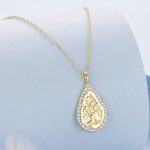 Ezüst nyaklánc életfamedállal