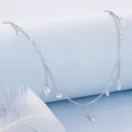 Ezüst nyaklánc függőkkel