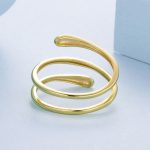 Ezüstgyűrű, spirál