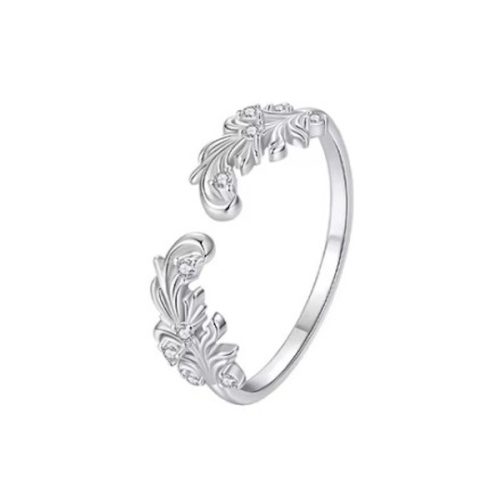 Ezüstgyűrű vintage stílusban