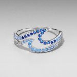 Ezüstgyűrű, óceán, 6-os méret