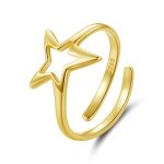 Ezüstgyűrű, csillag