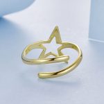 Ezüstgyűrű, csillag