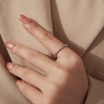 Ezüstgyűrű opállal, 7-es méret