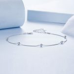 Ezüst bokalánc gyöngyökkel