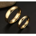 Pánsky snubný prsteň, karbid volfrámu, zlatá farba, 11