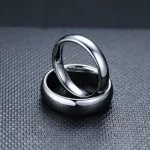 Dámsky snubný prsteň, karbid volfrámu, 8