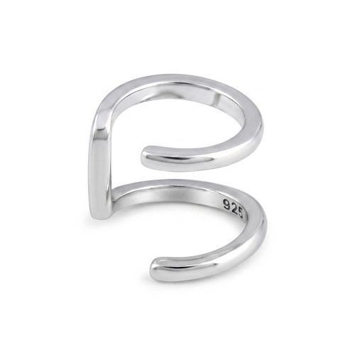 Strieborné kruhové náušnice s farebnými kryštálmi