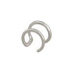 Strieborné kruhové náušnice s farebnými kryštálmi