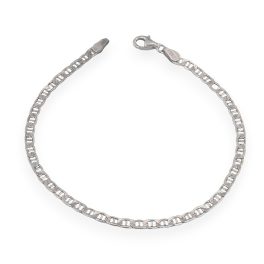 Strieborný náramok unisex, 22 cm