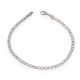 Strieborný náramok unisex, 22 cm
