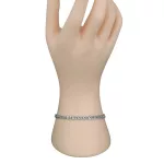 Strieborný náramok unisex, 22 cm