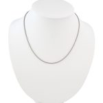 Strieborný náhrdelník, had, 50 cm