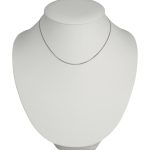 Strieborný náhrdelník, sploštená mušľa, 50 cm unisex