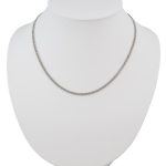 Strieborný náhrdelník, 50 cm unisex