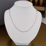 Strieborný náhrdelník, 50 cm unisex