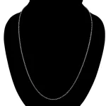 Strieborný náhrdelník, unisex, Anker, 60 cm