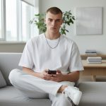 Strieborný náhrdelník, sploštené brnenie, 45 cm unisex