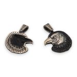 Ezüst medál, sasfej