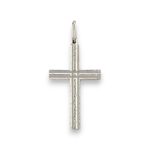 Ezüst medál, vésett kereszt