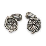 Ezüst medál, bagoly