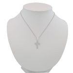 Ezüst medál, kereszt