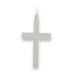 Ezüst medál, nagyméretű kereszt