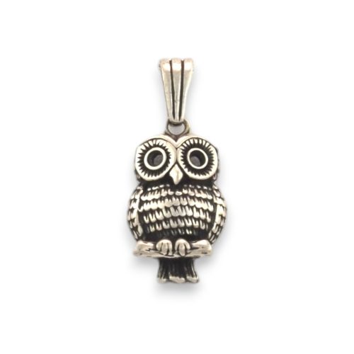 Ezüst medál, bagoly