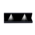 Podsvietená prémiová šperkovnica na náhrdelníky, náramky, nánožníky, čierna