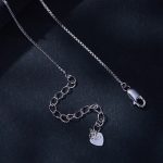 Ezüst nyaklánc cseppmedállal