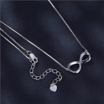 Ezüst nyaklánc a végtelen jelével
