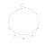 Ezüst kétsoros nyaklánc