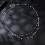 Ezüst kétsoros nyaklánc