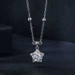 Ezüst nyaklánc csillagmedállal