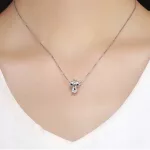 Ezüst charm, őrangyal