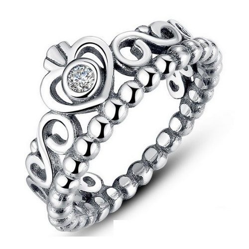 Strieborný prsteň so vzorom srdca, 7