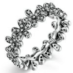 Kvetinový strieborný prsteň, 7