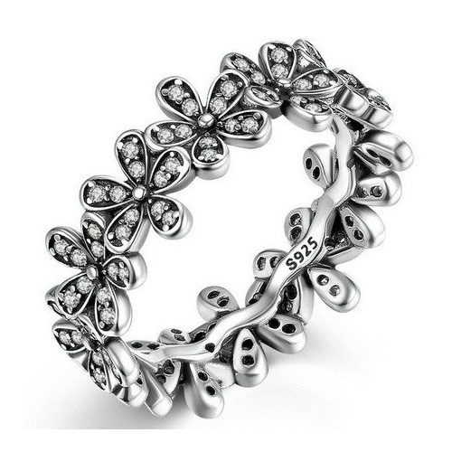 Kvetinový strieborný prsteň, 8