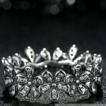 Strieborný kvetinový prsteň, 6