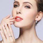 Okrúhly kvetinový strieborný prsteň, 8