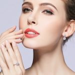 Okrúhly kvetinový strieborný prsteň, 9