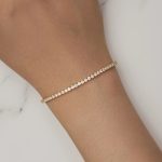 Ezüst karkötő aranybevonattal