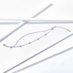 Ezüst karkötő dupla lánccal