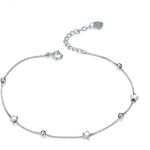 Strieborný náramok unisex, 22 cm