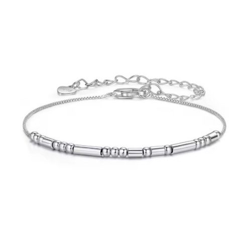 Ezüst karkötő vintage stílusban