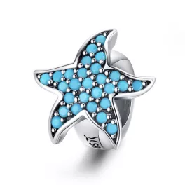 Ezüst charm, tengeri csillag
