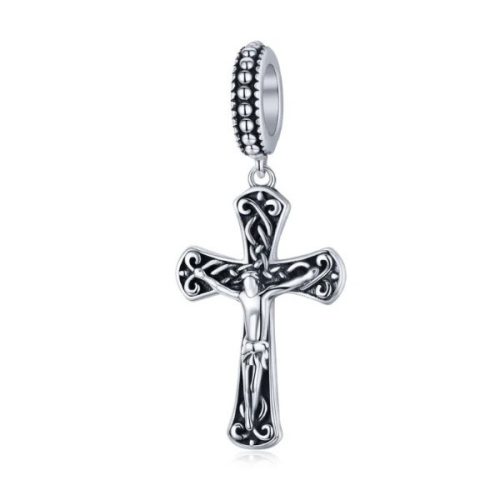 Ezüst charm (925), feszület