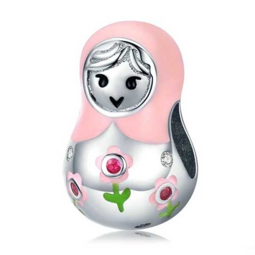 Ezüst charm (925), Másenka baba