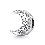 Ezüst charm, Hold vintage stílusban